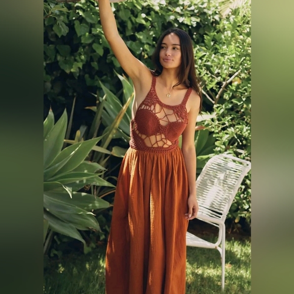 Anthropologie Dresses Anthropologie Tach Soleil Crochet Dress